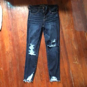 American Eagle high rise jegging crop/ sz 4 /next level stretch 2017